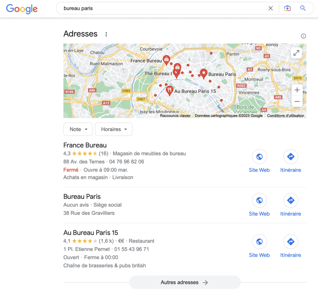 serp local